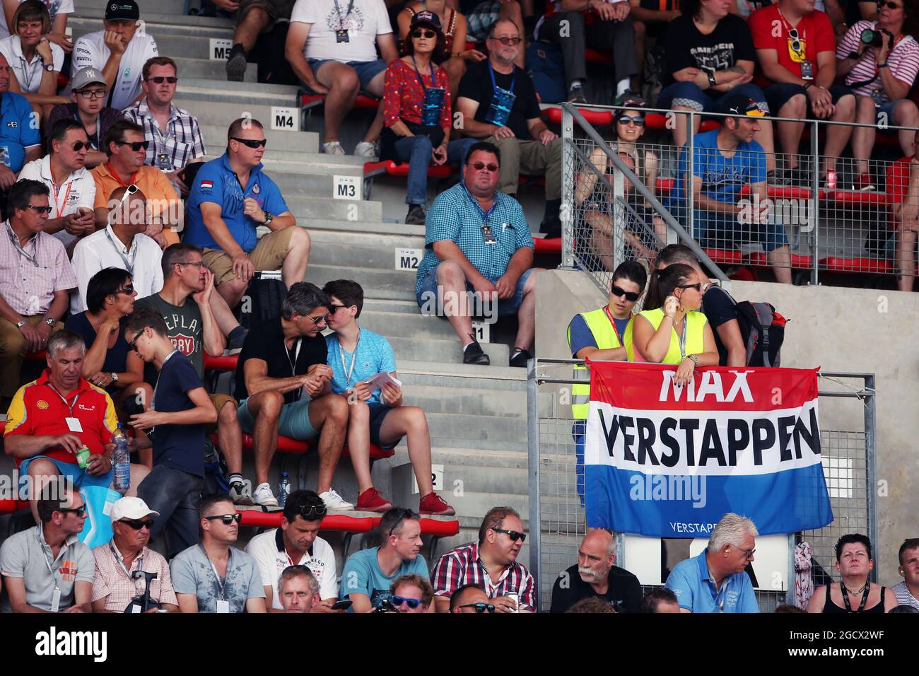 Verstappen Fans in Belgian Grand prix