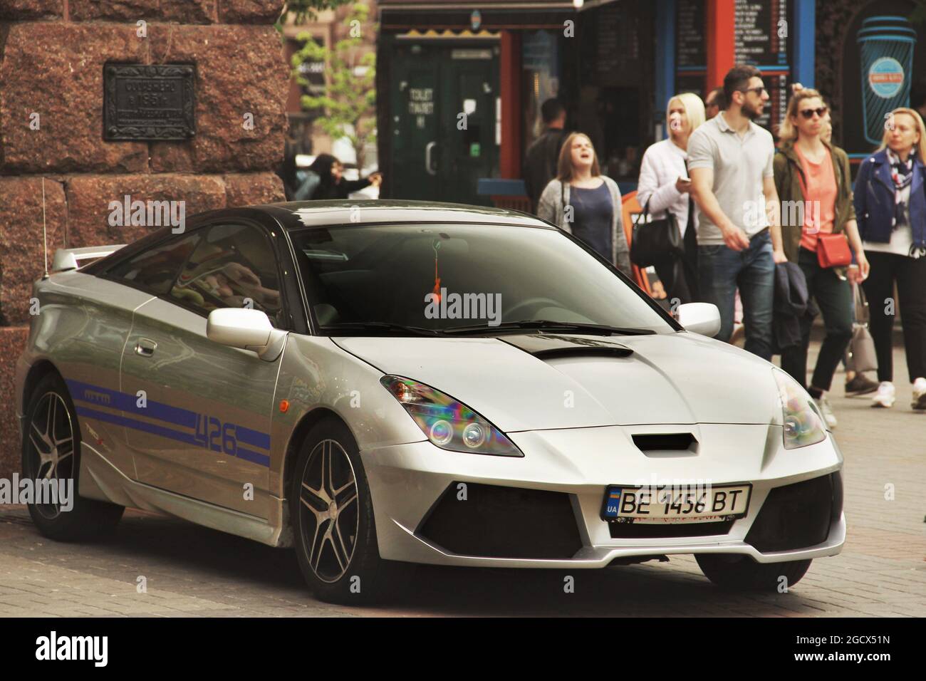 Kiev, Ukraine - May 3, 2019: Toyota Celica sports car in the city center Stock Photo