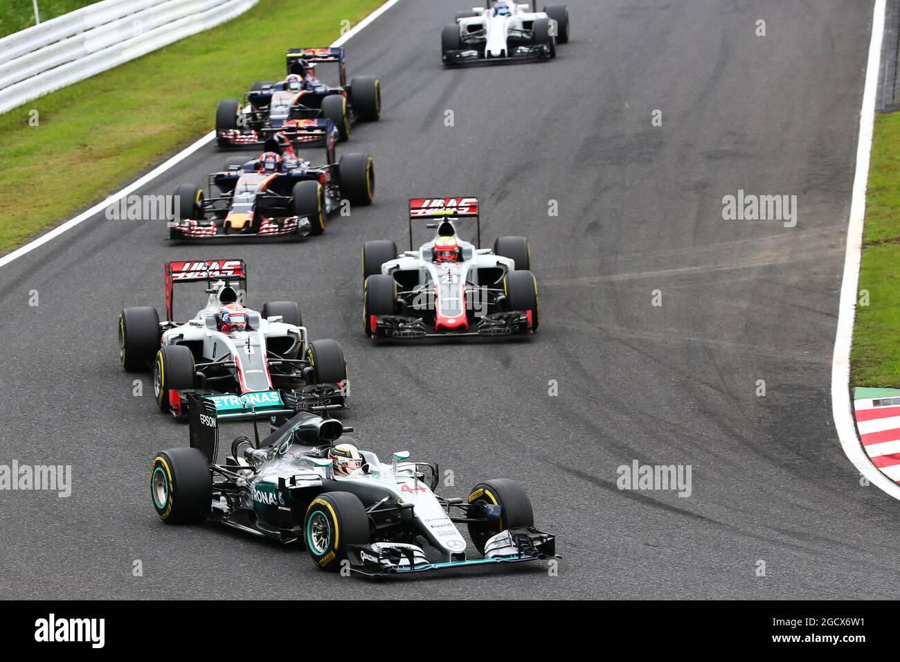 Lewis Hamilton Gbr Mercedes Amg F1 W07 Hybrid Japanese Grand Prix Sunday 9th October 16 Suzuka Japan Stock Photo Alamy