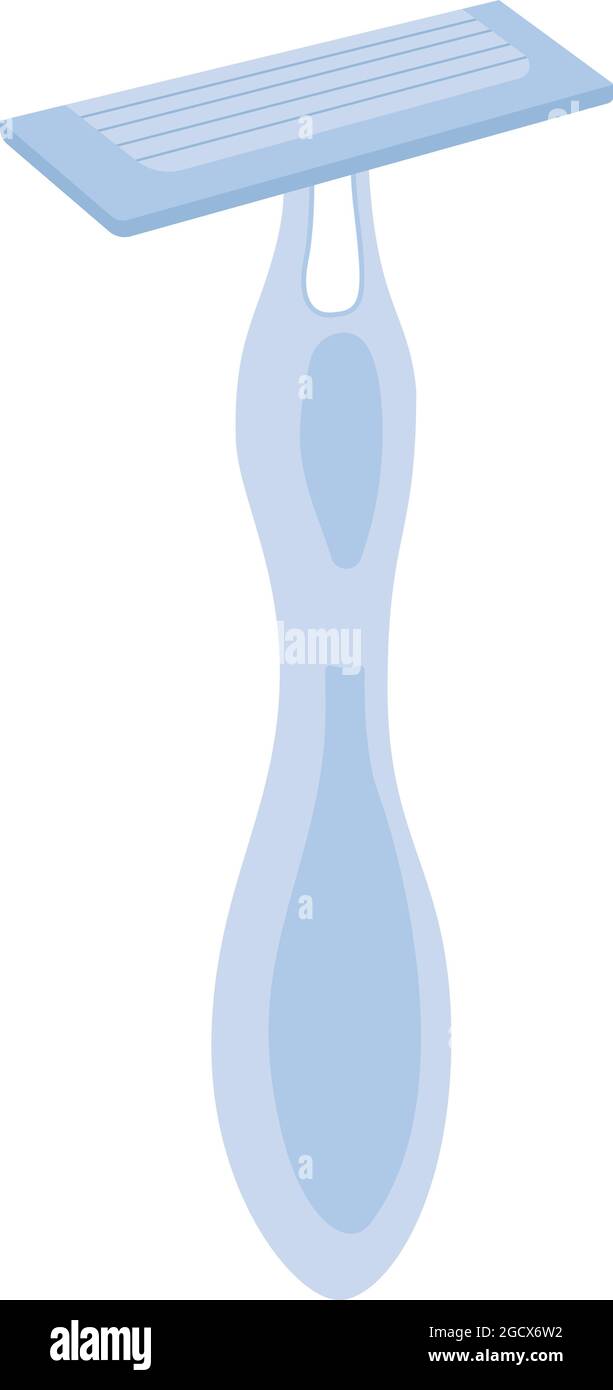 Shaving razor semi flat color vector object Stock Vector