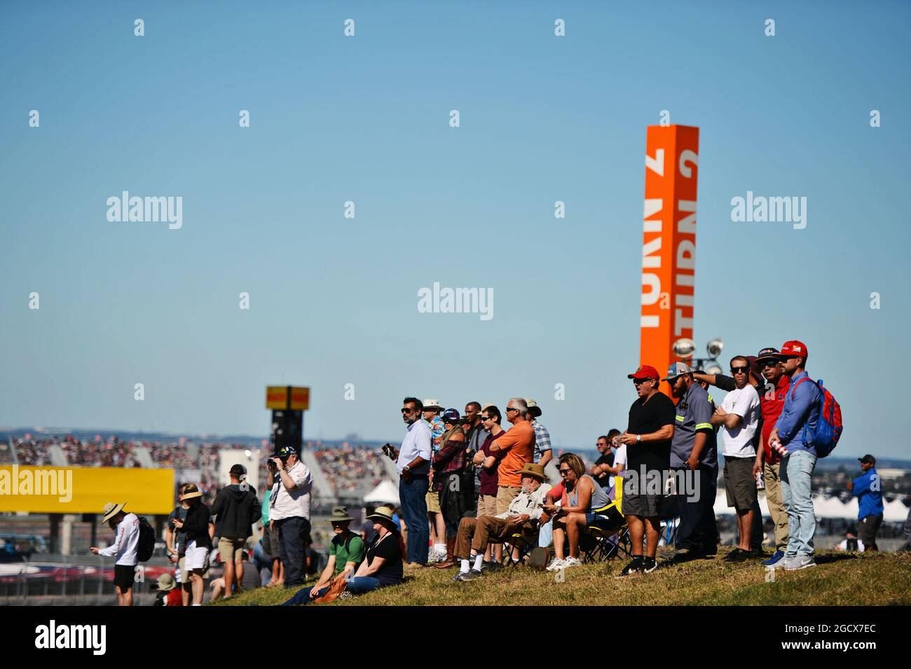 Fans. United States Grand Prix, Friday 21st October 2016. Circuit of the Americas, Austin, Texas, USA. Stock Photo