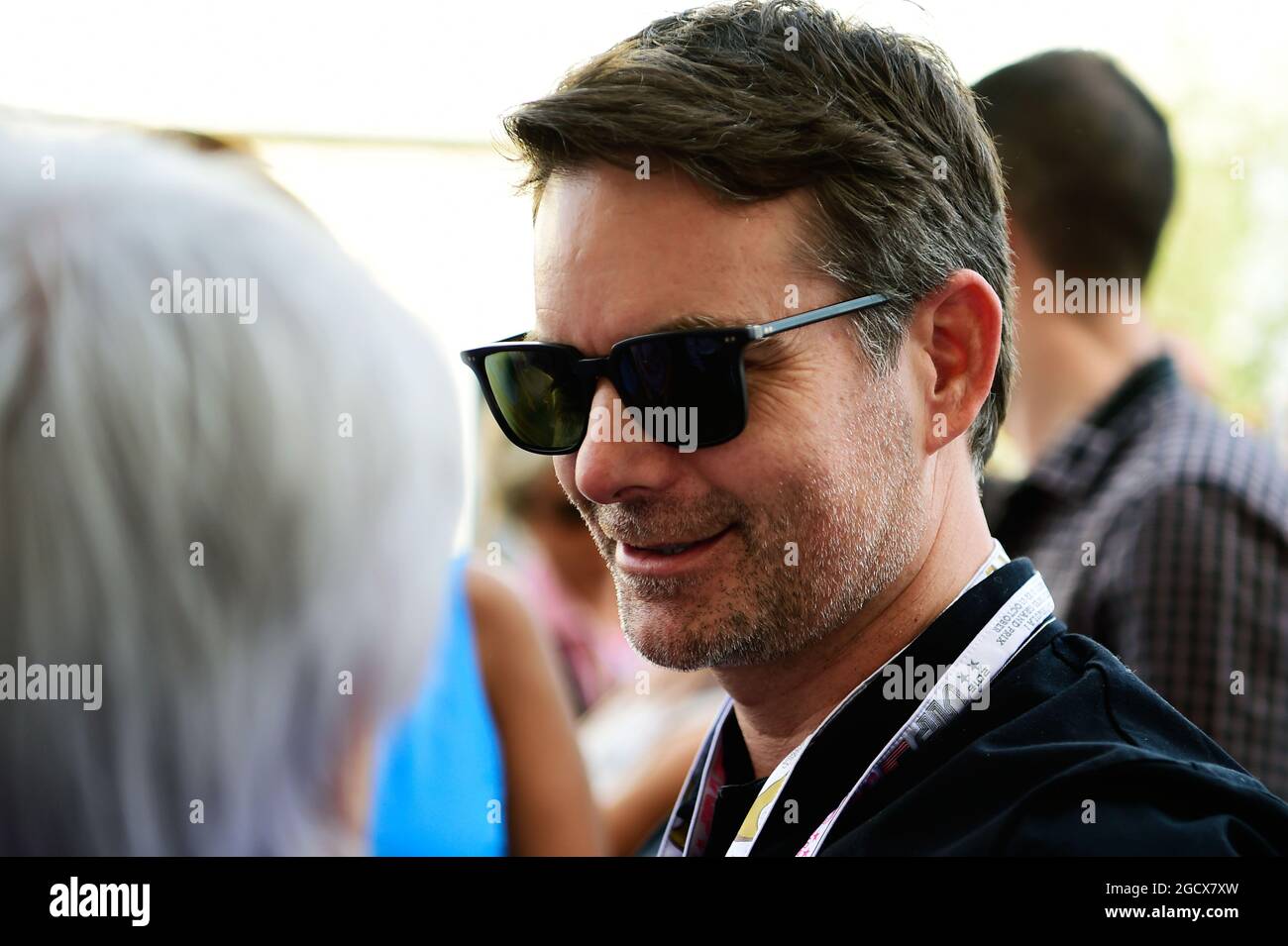 Jeff Gordon (USA) Former NASCAR Driver. United States Grand Prix, Sunday 23rd October 2016. Circuit of the Americas, Austin, Texas, USA. Stock Photo
