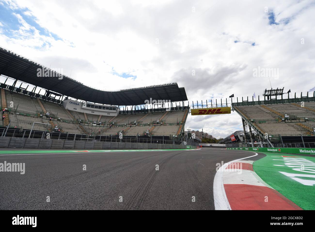 Circuit detail. Mexican Grand Prix, Thursday 27th October 2016. Mexico City, Mexico. Stock Photo