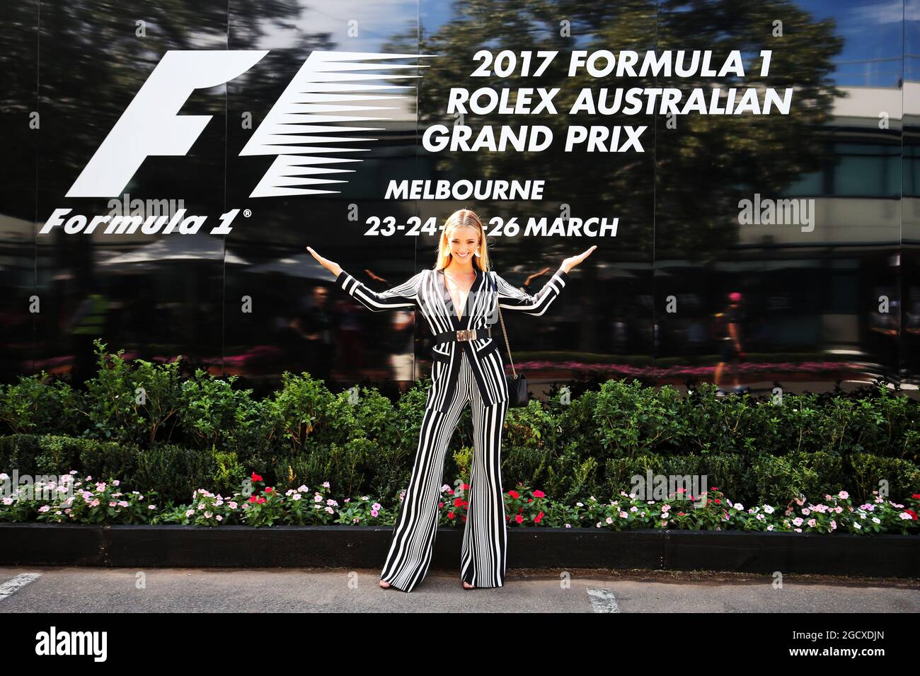 Brooke Hogan (AUS) Model. Australian Grand Prix, Sunday 26th March 2017. Albert Park, Melbourne, Australia. Stock Photo
