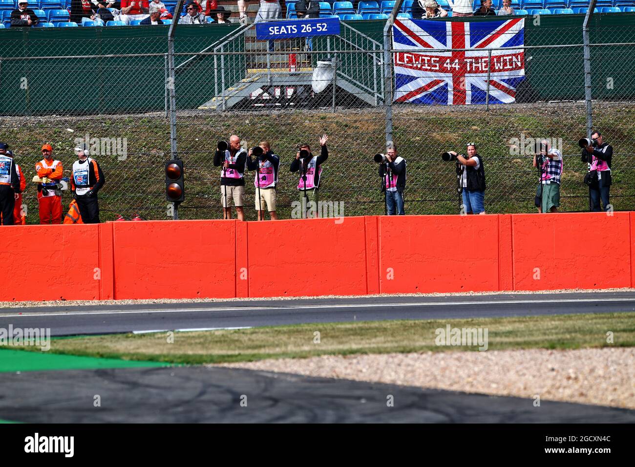 Photographers. British Grand Prix, Friday 14th July 2017. Silverstone, England. Stock Photo