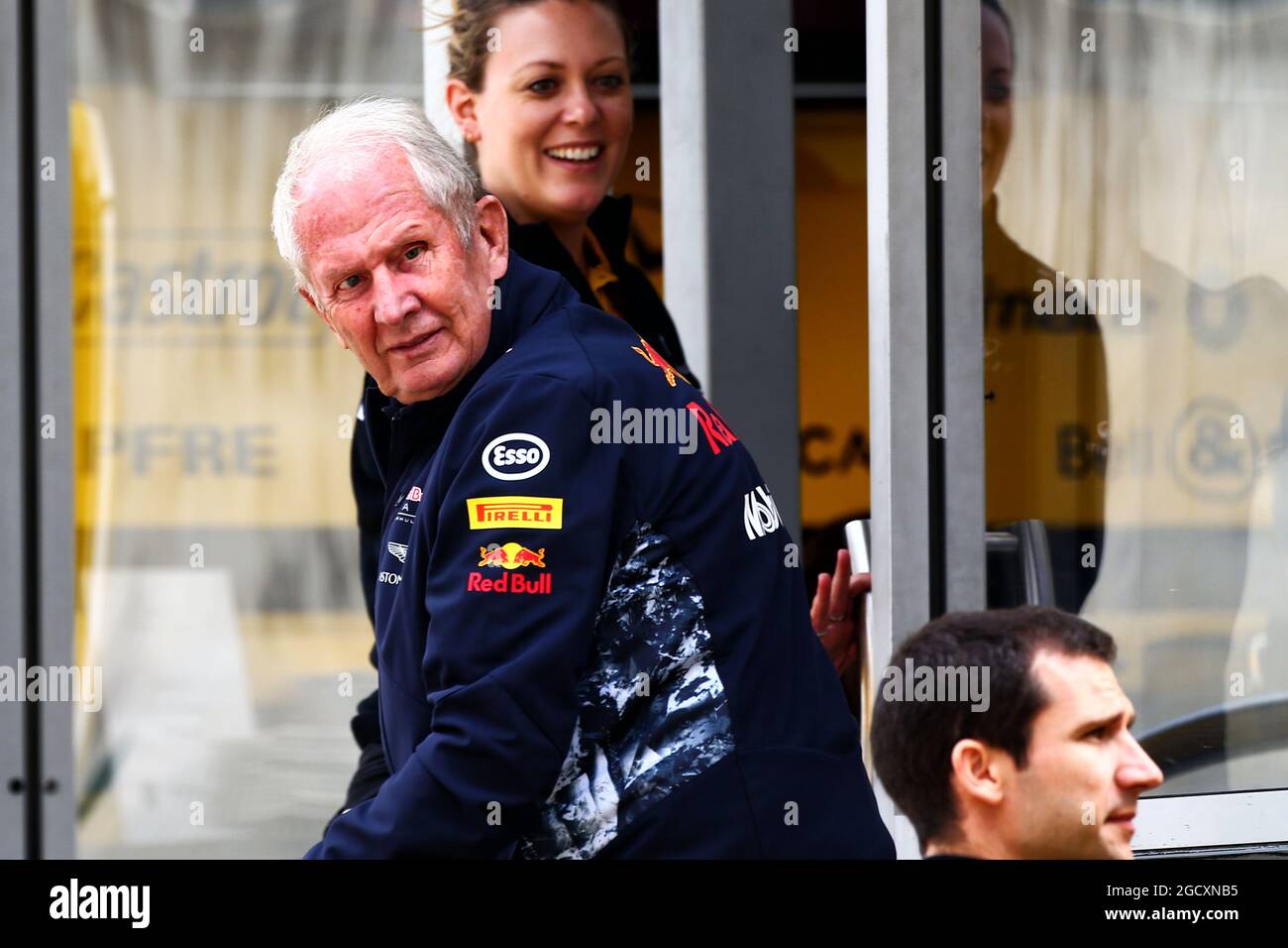 Dr Helmut Marko (AUT) Red Bull Motorsport Consultant. British Grand Prix, Friday 14th July 2017. Silverstone, England. Stock Photo