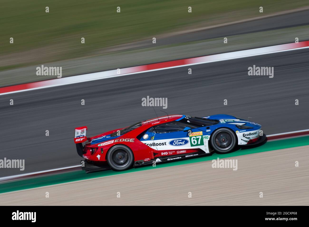 Andy Priaulx (GBR) / Harry Tincknell (GBR) #67 Ford Chip Ganassi Team UK Ford GT. FIA World Endurance Championship, Round 4, Sunday 16th July 2017. Nurburgring, Germany. Stock Photo