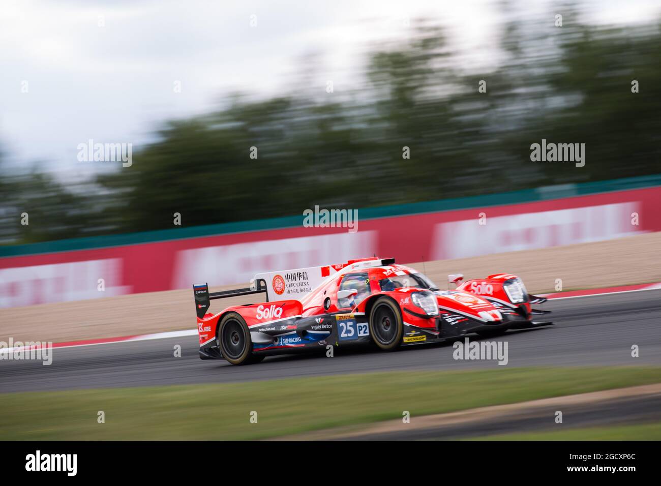 Roberto Gonzalez (MEX) / Simon Trummer (SUI) / Vitaly Petrov (RUS) #25 CEFC Manor TRS Racing, Oreca 07 - Gibson. FIA World Endurance Championship, Round 4, Sunday 16th July 2017. Nurburgring, Germany. Stock Photo
