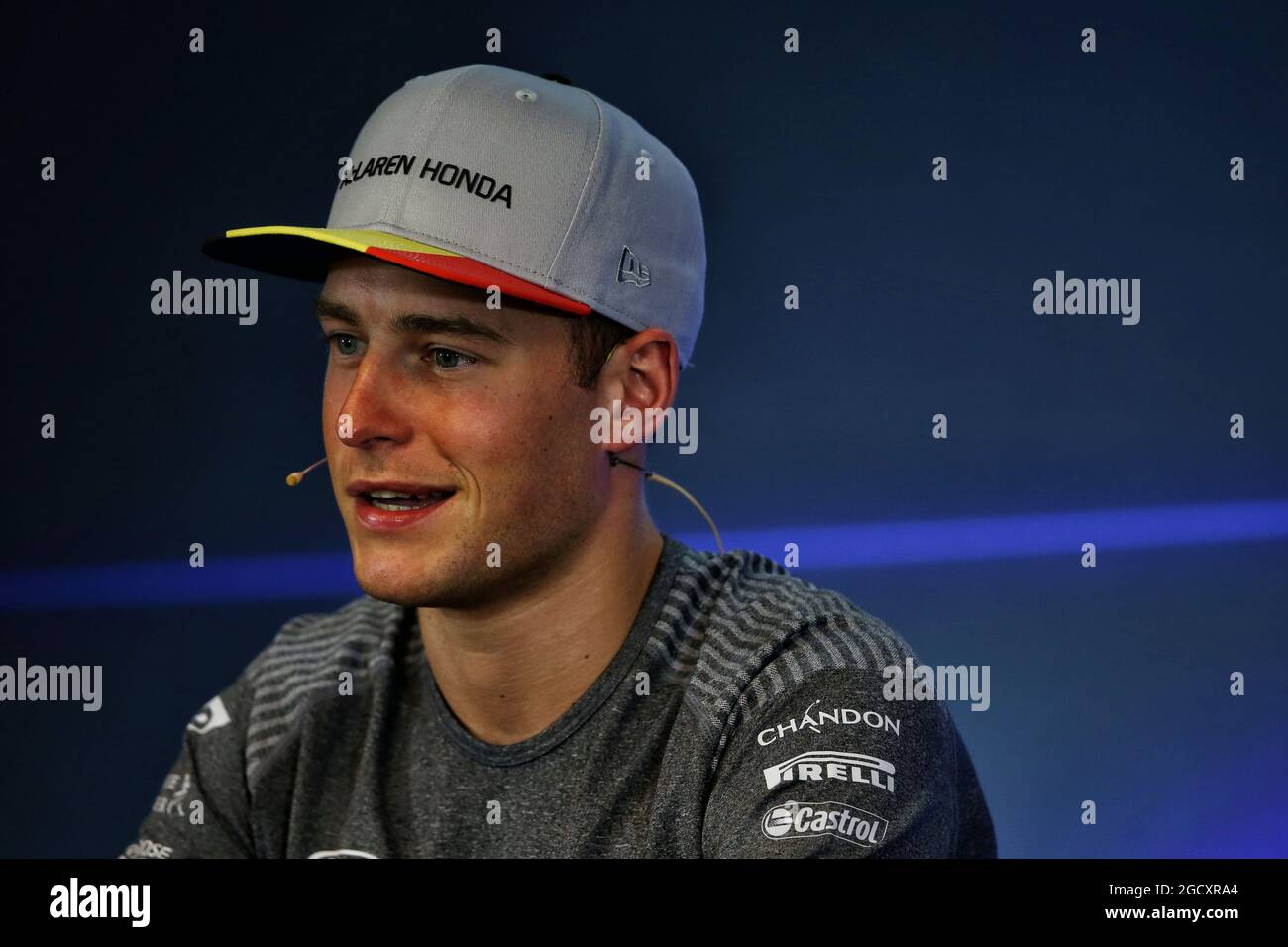 Stoffel Vandoorne (BEL) McLaren in the 