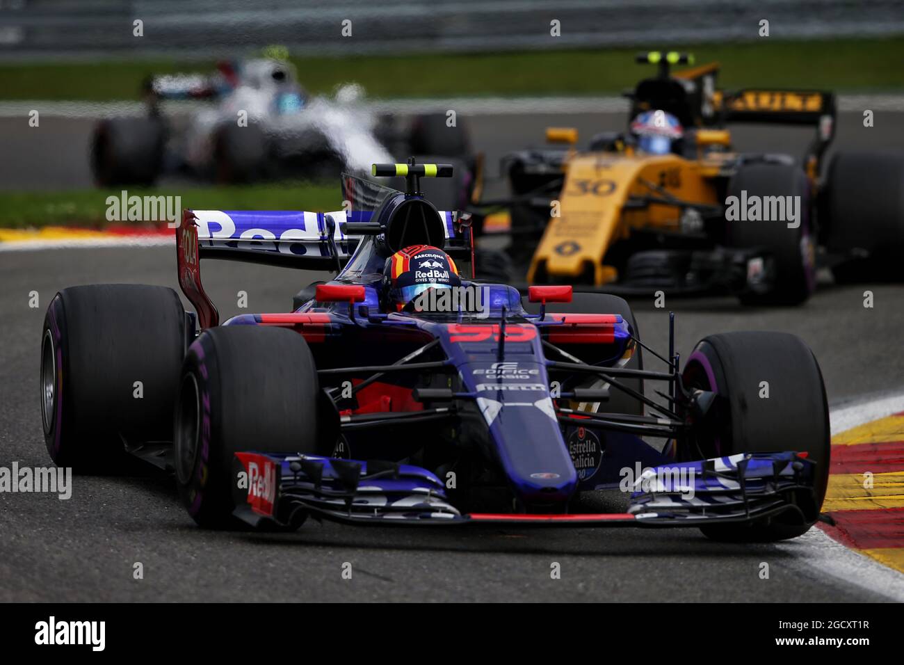 Miniature Toro Rosso STR12 Carlos Sainz Jr. 2017 – Minichamps 1/43 (Réf 417170055)