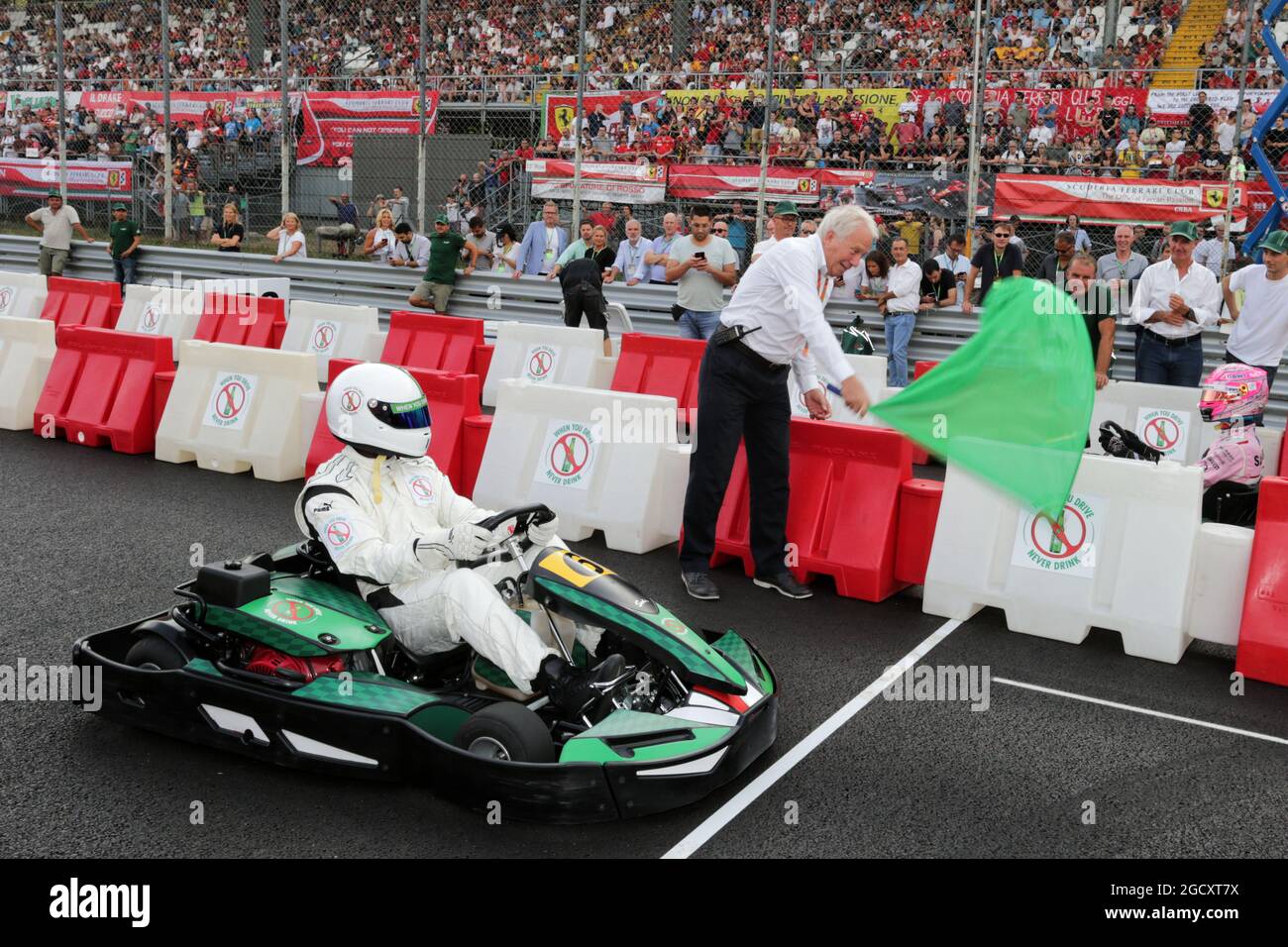 Charlie Whiting (GBR) FIA Delegate at a Heineken Karting event. Italian Grand Prix, Thursday 31st August 2017. Monza Italy. Stock Photo
