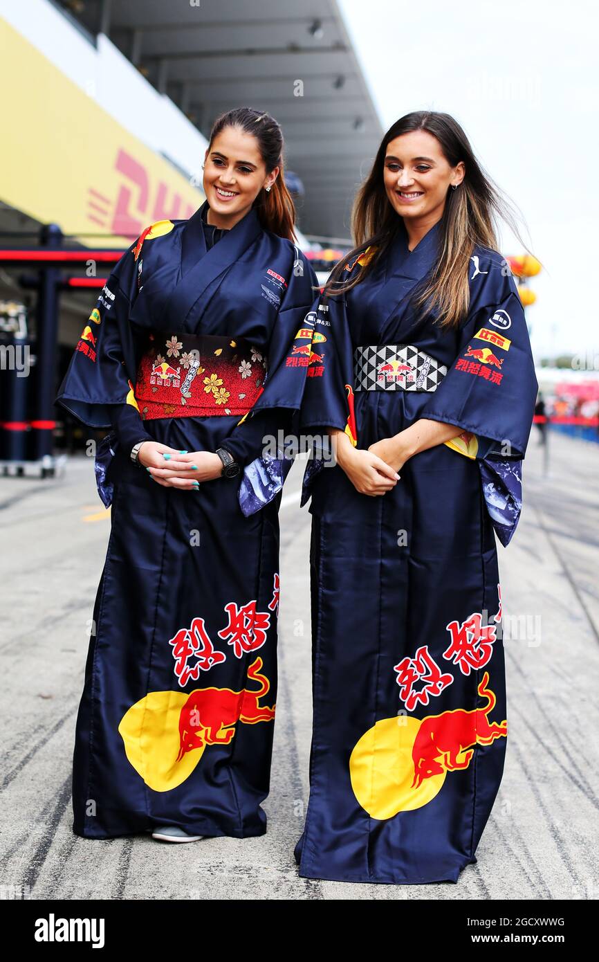 Red Bull Racing. Japanese Grand Prix, Thursday 5th October 2017. Suzuka ...