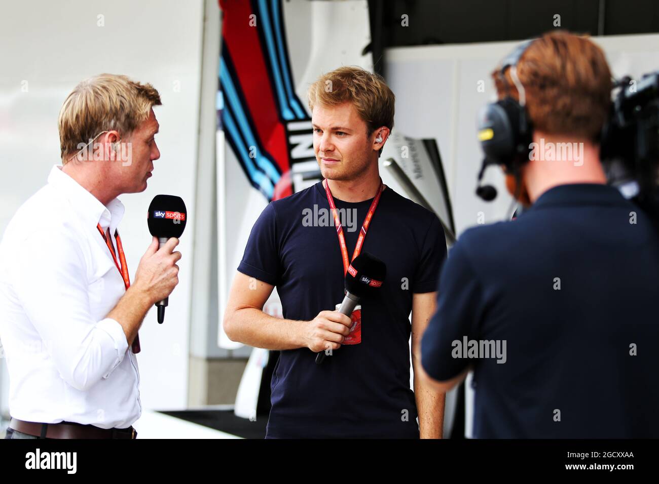 Sky sports f1 tv presenter hi-res stock photography and images