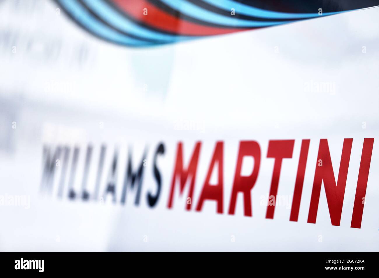 Williams Martini logo. Formula One Testing, Day 2, Tuesday 27th
