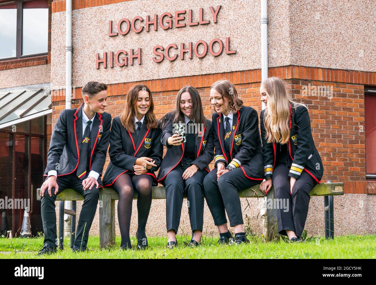 (left to right) Mason Smith, Beth Adam, Katie Wilson, Charlotte