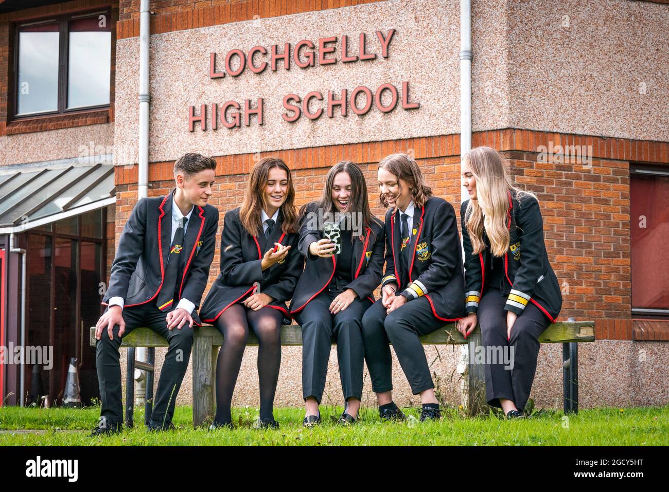 (left to right) Mason Smith, Beth Adam, Katie Wilson, Charlotte