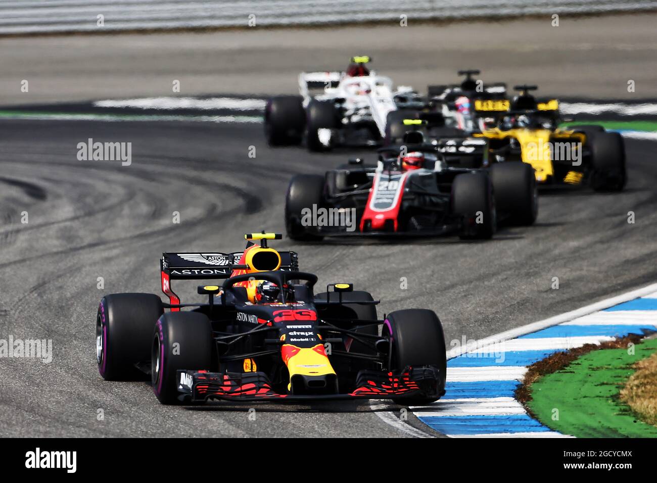Red bull racing rb14 at start of race hi-res stock photography and images -  Alamy