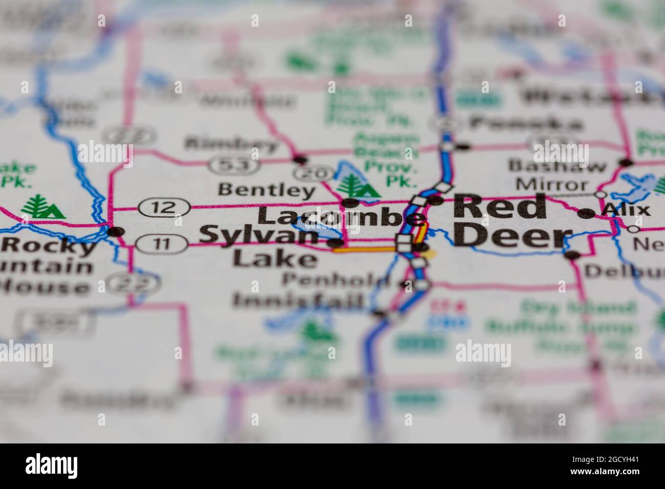 Map of alberta hires stock photography and images Alamy