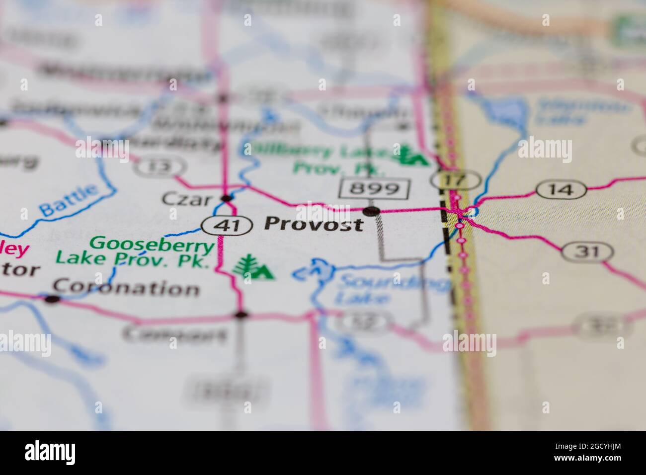 Map of provost alberta canada hires stock photography and images Alamy