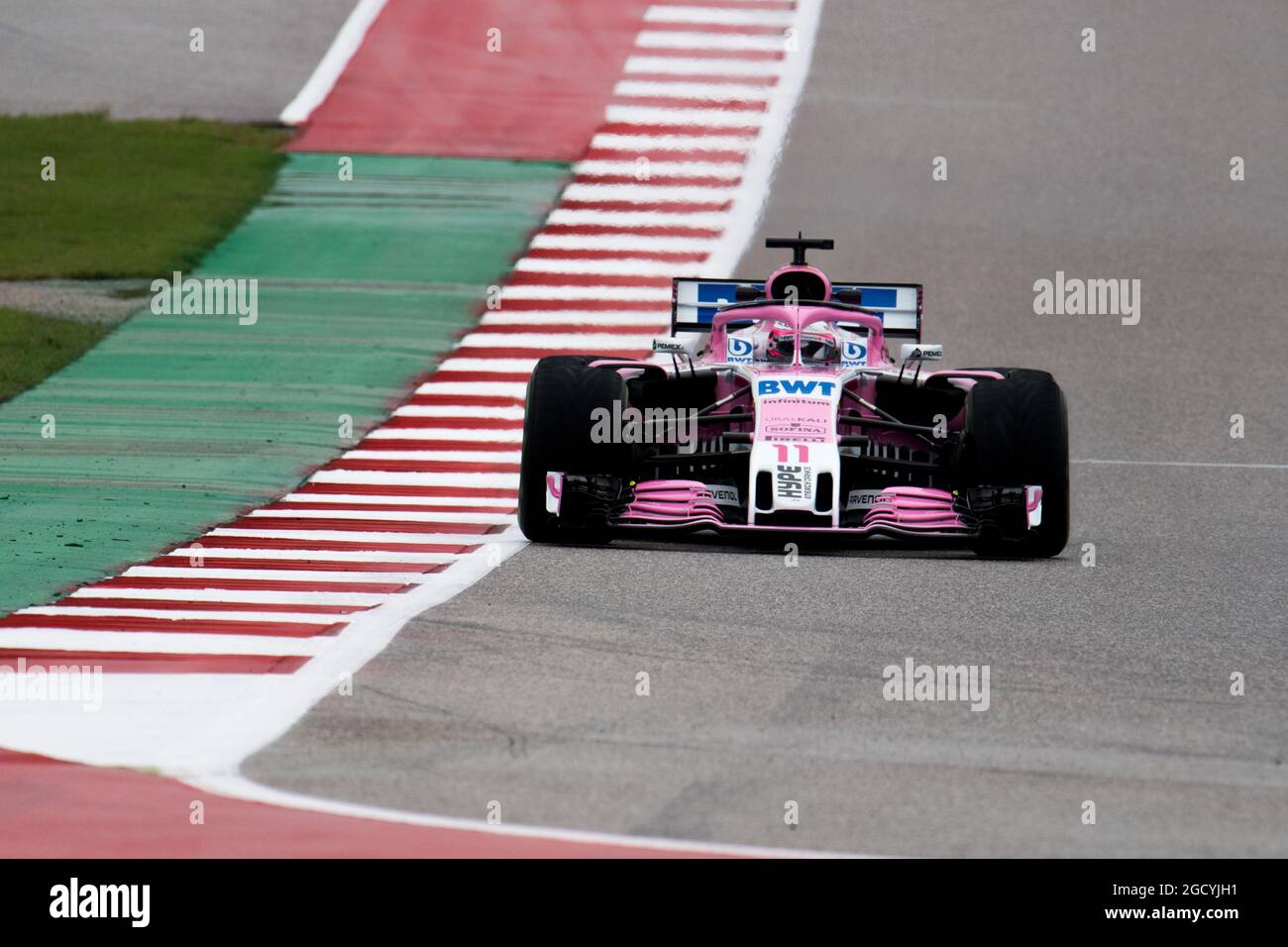 Sergio Perez Mex Racing Point Force India F1 Vjm11 United States Grand Prix Friday 19th October 18 Circuit Of The Americas Austin Texas Usa Stock Photo Alamy