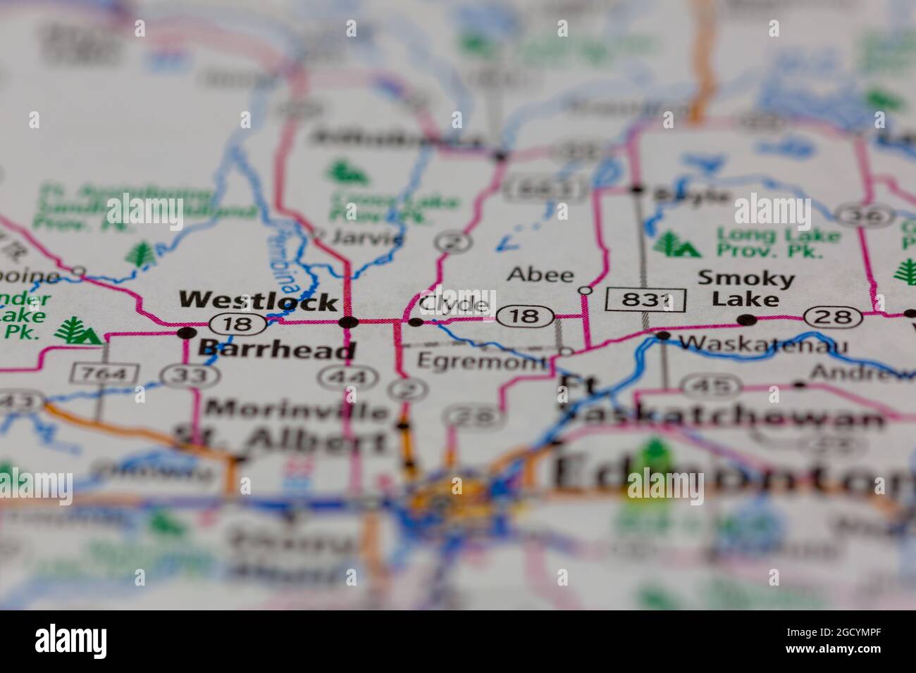 Clyde alberta canada on a map hires stock photography and images Alamy