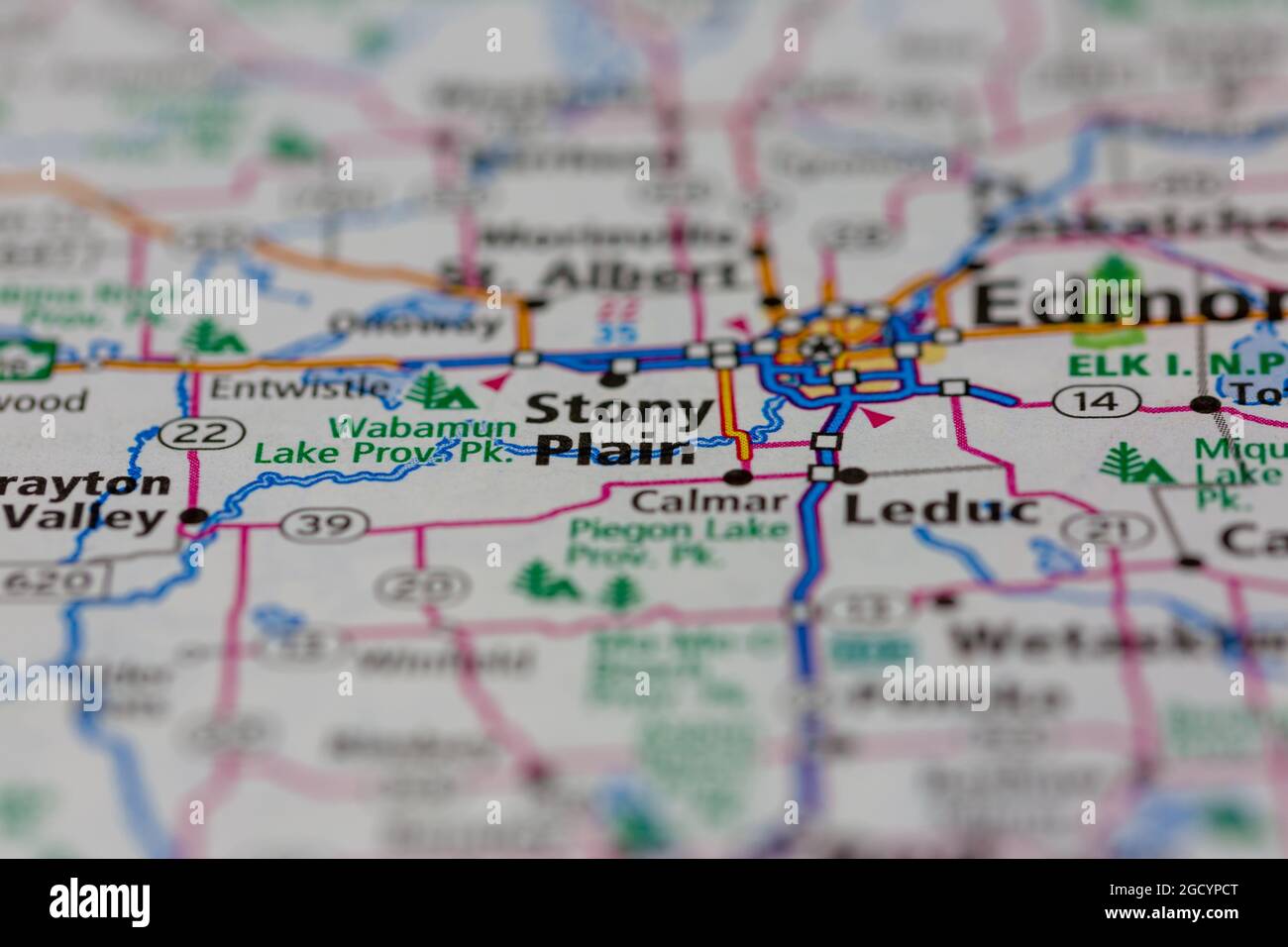 Stony plain map hires stock photography and images Alamy