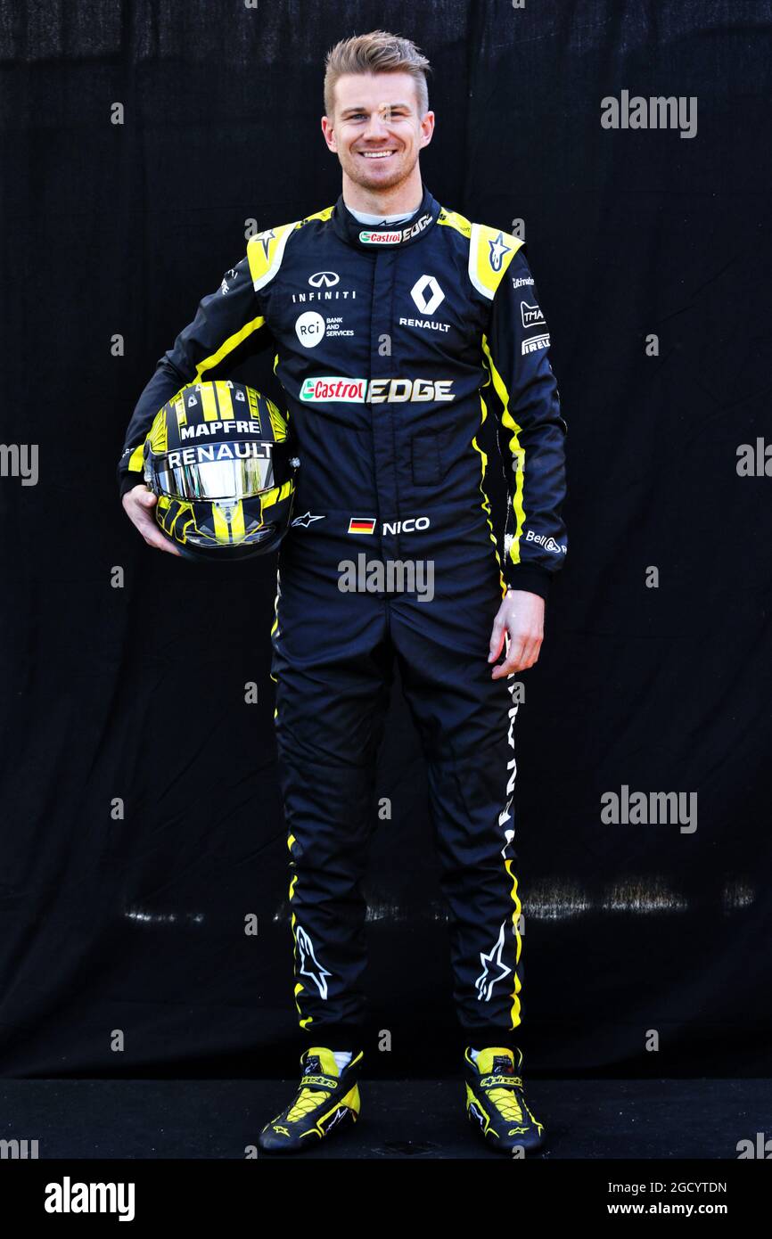 Nico Hulkenberg (GER) Renault F1 Team. Australian Grand Prix, Thursday 14th March 2019. Albert Park, Melbourne, Australia. Stock Photo