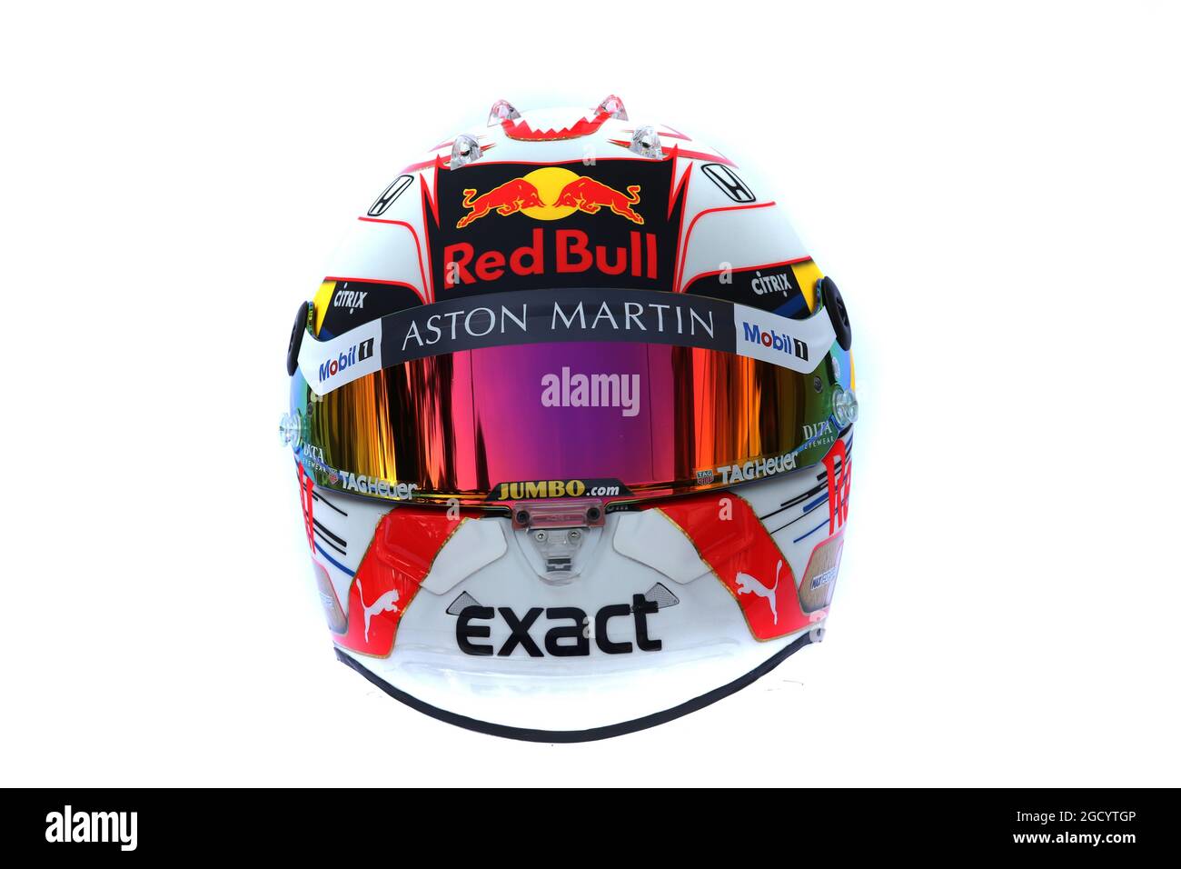 The helmet of Max Verstappen (NLD) Red Bull Racing. Australian Grand Prix,  Thursday 14th March 2019. Albert Park, Melbourne, Australia Stock Photo -  Alamy