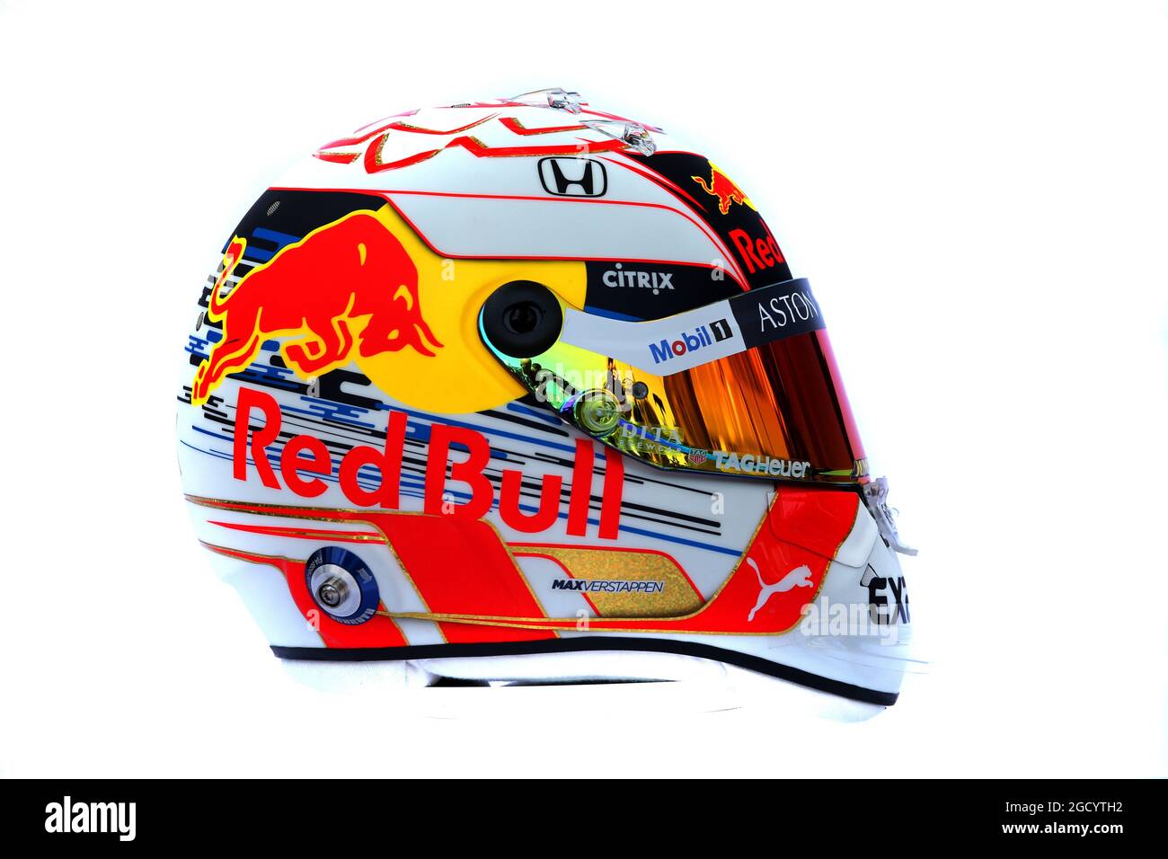 The helmet of Max Verstappen (NLD) Red Bull Racing. Australian Grand Prix,  Thursday 14th March 2019. Albert Park, Melbourne, Australia Stock Photo -  Alamy