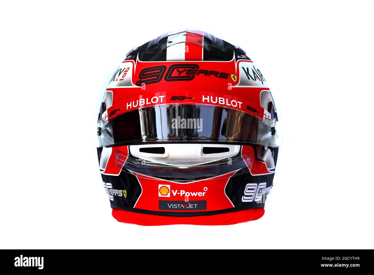 The helmet of Charles Leclerc (MON) Ferrari. Australian Grand Prix,  Thursday 14th March 2019. Albert Park, Melbourne, Australia Stock Photo -  Alamy