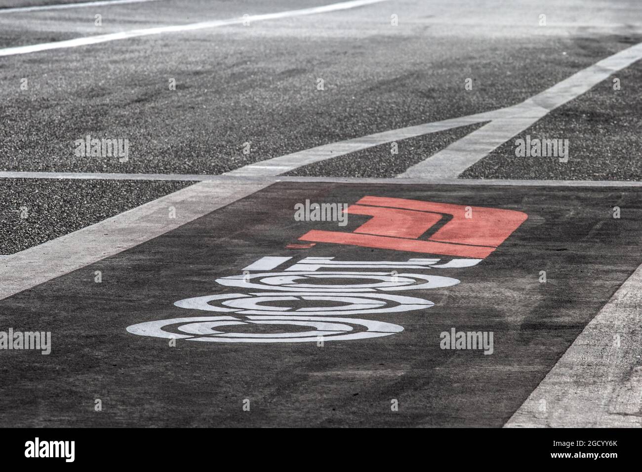 Atmosphere - 1000 F1 GP. Chinese Grand Prix, Thursday 11th April 2019. Shanghai, China. Stock Photo