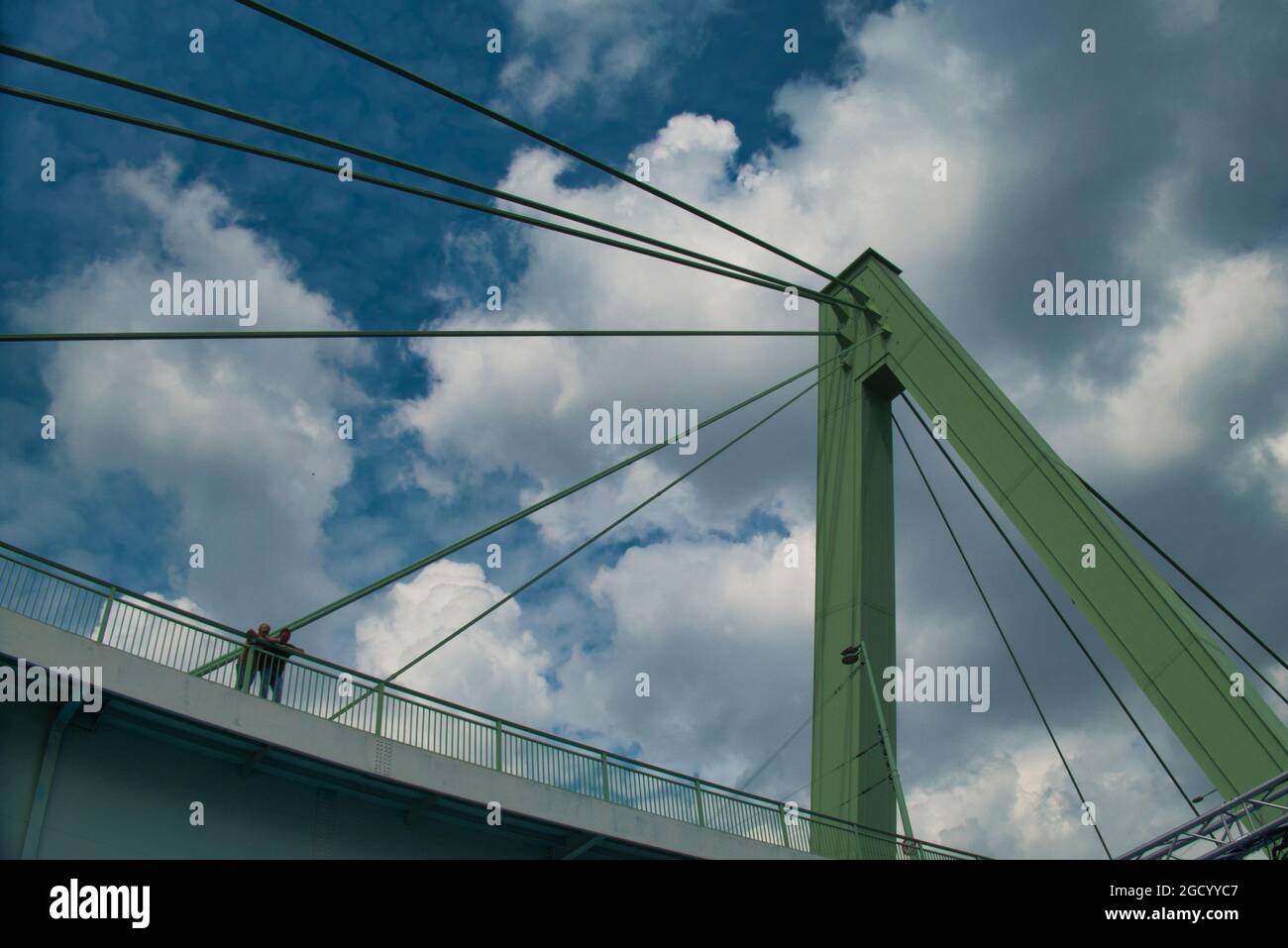 Rheinbrücke Stock Photo