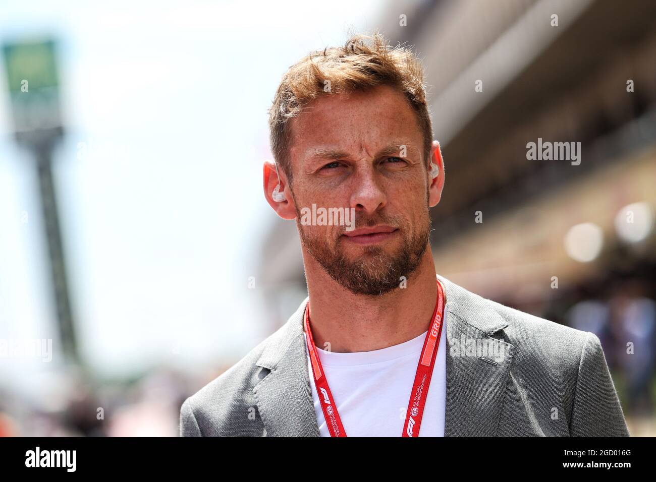 Jenson Button GBR Sky Sports F1 Presenter. Spanish Grand Prix Friday 10th May 2019. Barcelona Spain Stock Photo Alamy