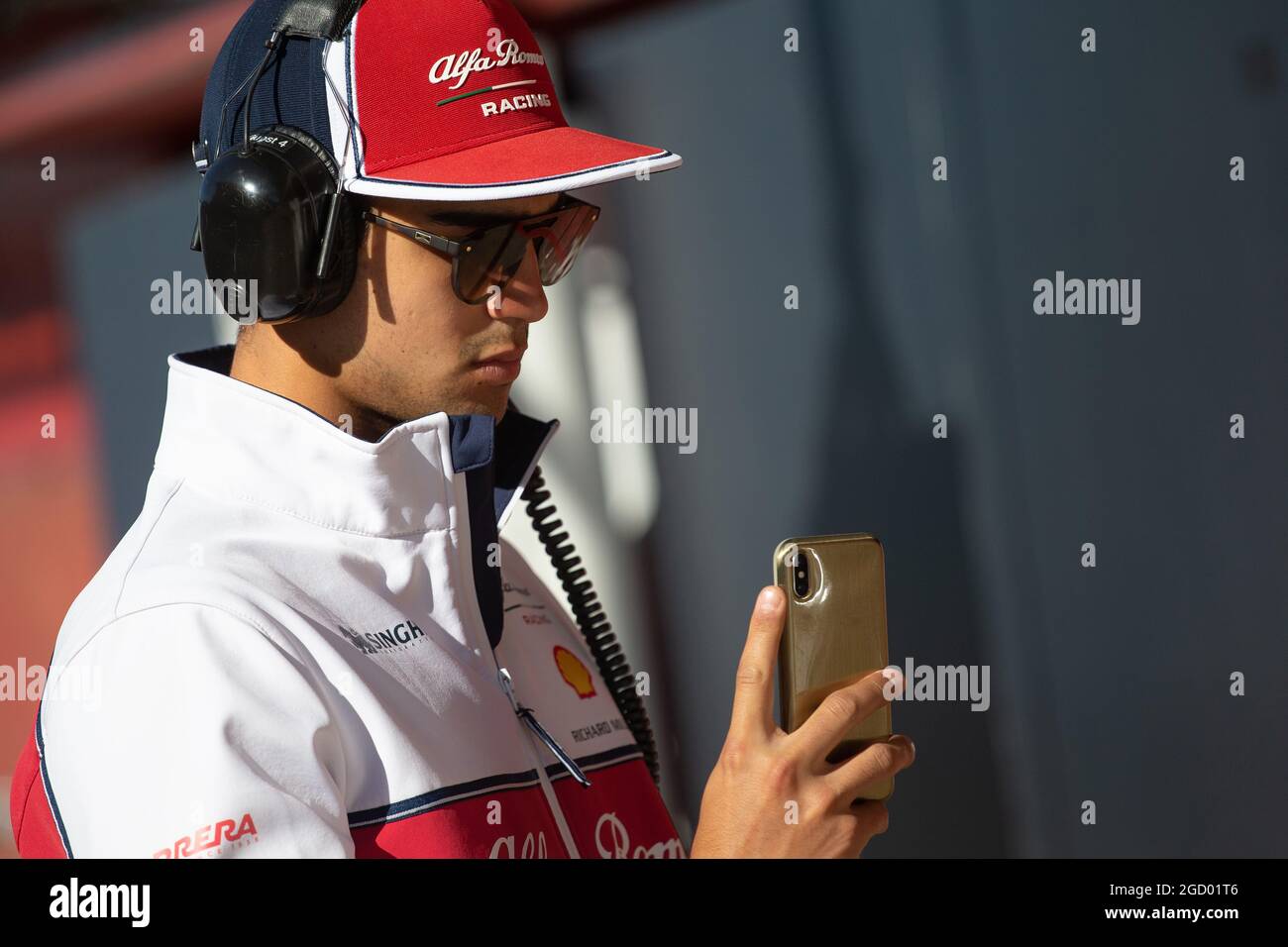 Juan Manuel Correa (ECU) Alfa Romeo Racing Development Driver. Formula One In Season Testing, Day 1, Tuesday 14th May 2019. Barcelona, Spain. Stock Photo
