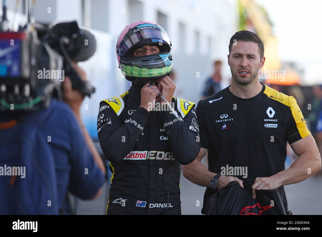 Daniel Ricciardo (AUS) Renault F1 Team. Stock Photo