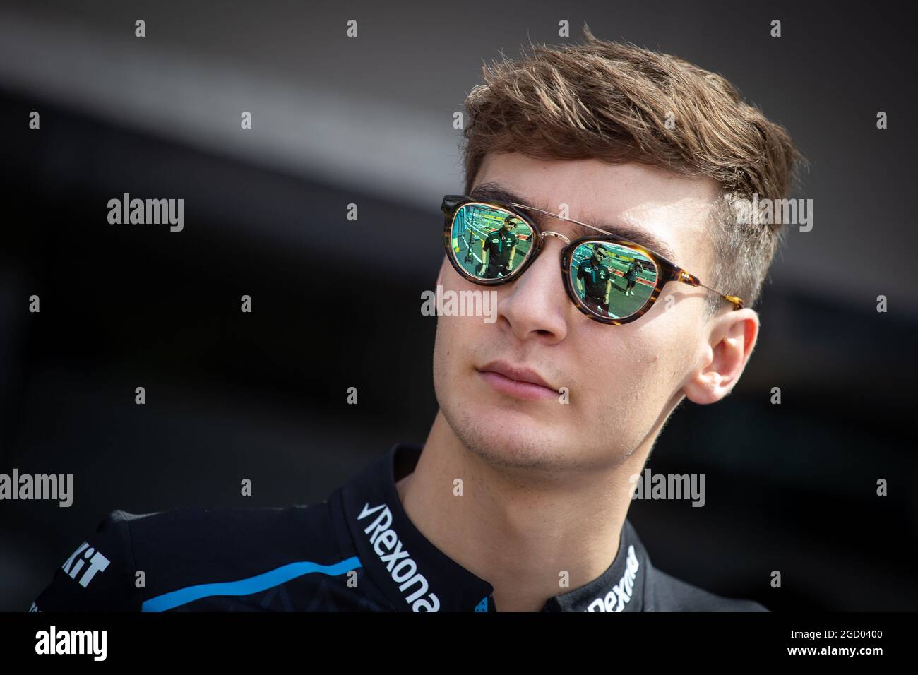 George Russell (GBR) Williams Racing. French Grand Prix, Thursday 20th June 2019. Paul Ricard, France. Stock Photo