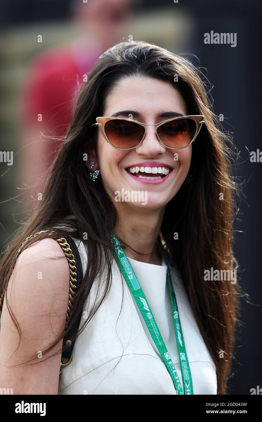 Caterina Masetti Zannini, girlfriend of Pierre Gasly (FRA) Red Bull