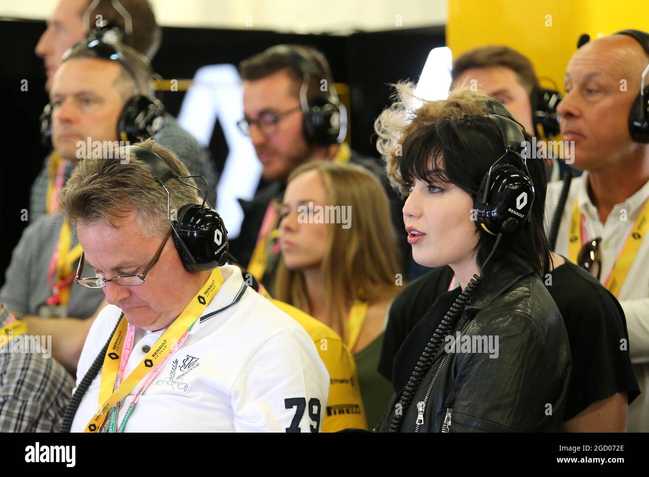 Daisy Lowe (GBR) Fashion Model, guest of the Renault F1 Team. Stock Photo