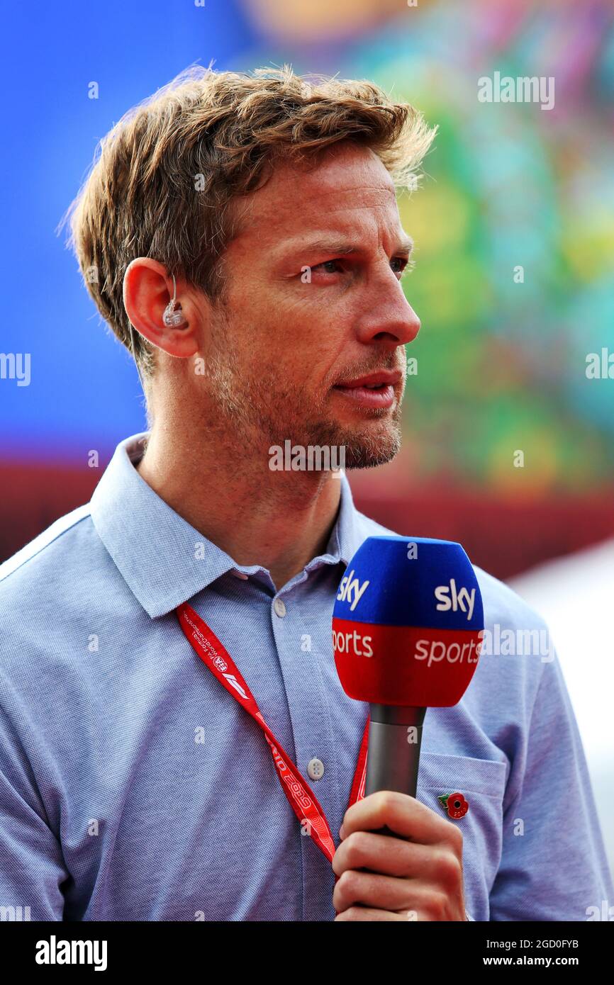 Jenson Button GBR Sky Sports F1 Presenter. Mexican Grand Prix Saturday 26th October 2019. Mexico City Mexico Stock Photo Alamy