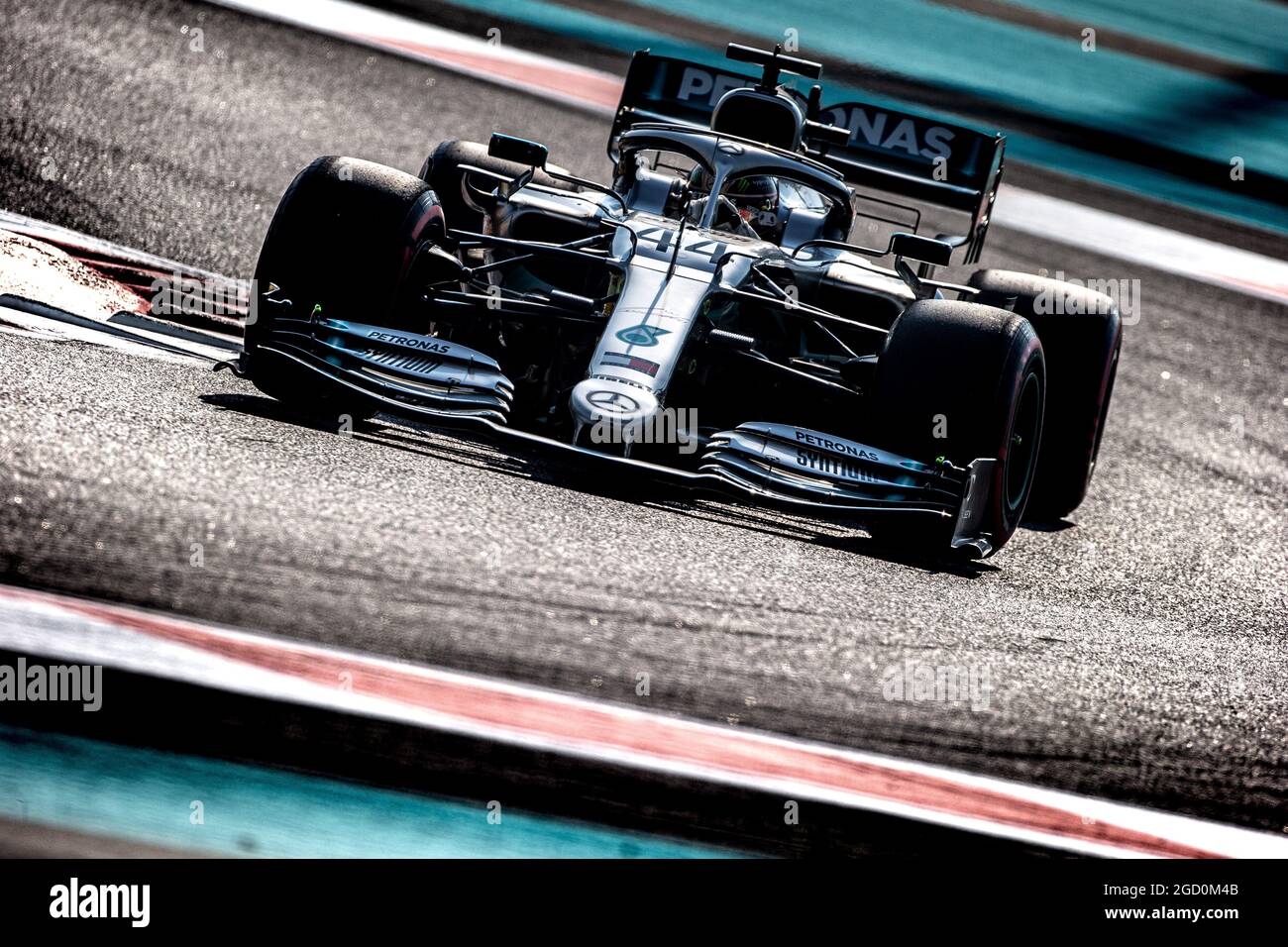 Lewis Hamilton (GBR) Mercedes AMG F1 W10. Abu Dhabi Grand Prix ...
