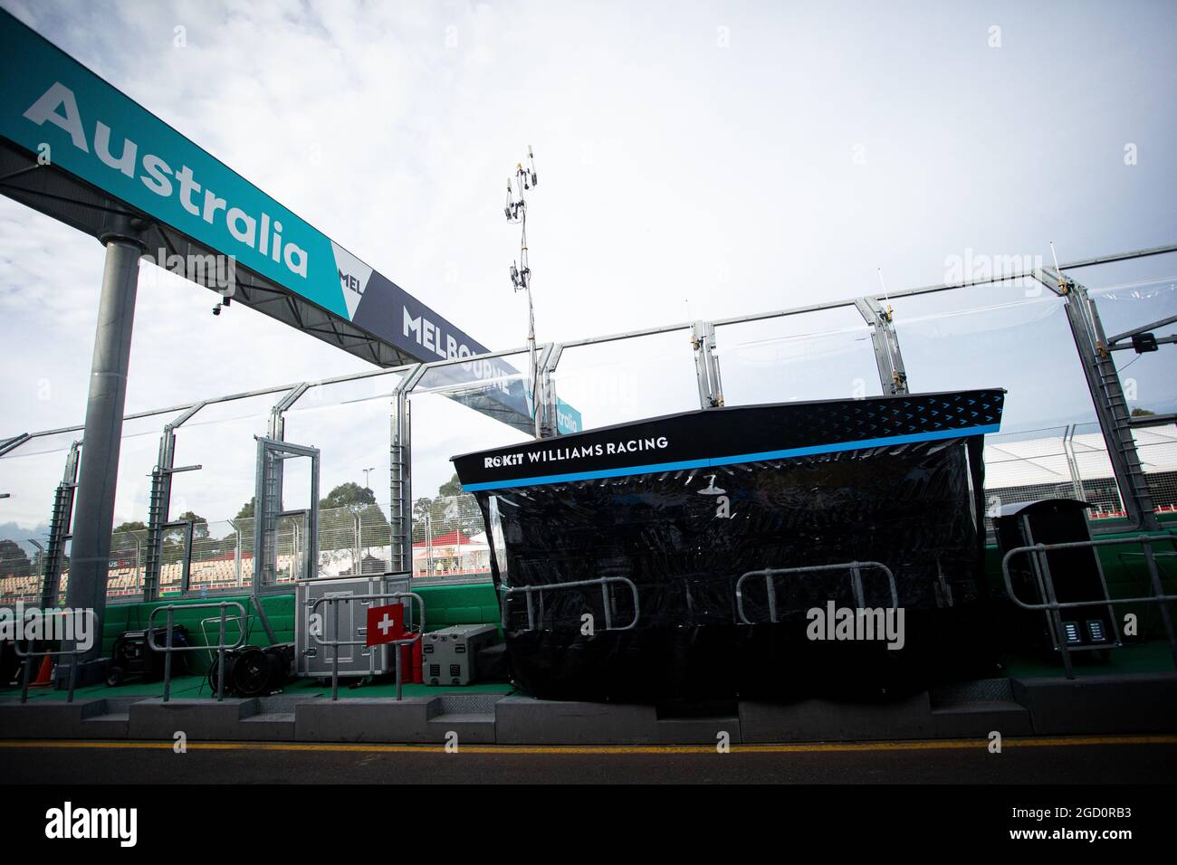 Williams Racing. Australian Grand Prix, Friday 13th March 2020. Albert Park, Melbourne, Australia. Stock Photo