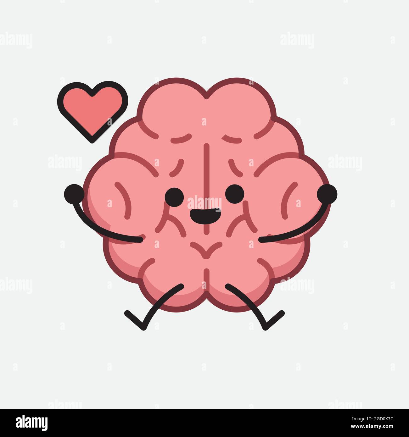 Happy Healthy Brain Head Female Thin Stock Vector (Royalty Free) 416607982  | Shutterstock