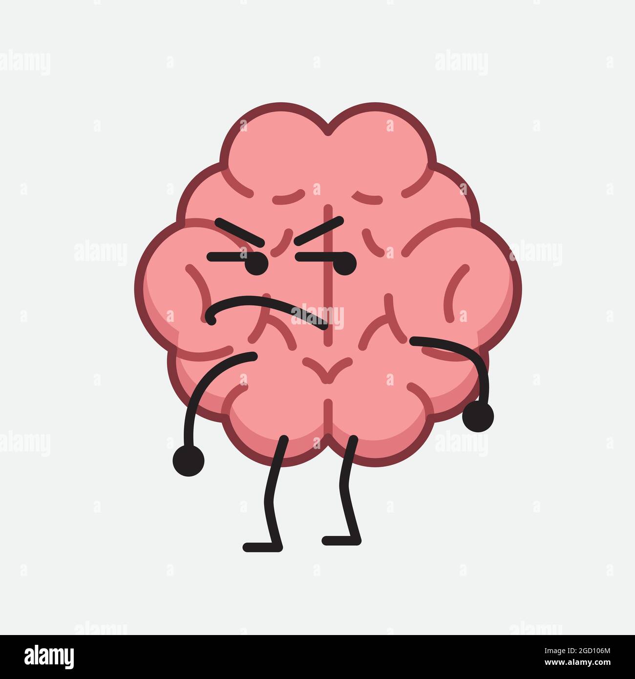 Vector Illustration of Brain Character with cute face and simple body line drawing on isolated background Stock Vector Image & Art - Alamy Vector Illustration of Brain Character with cute face and simple body line drawing on isolated background Stock Vector Image & Art - Alamy