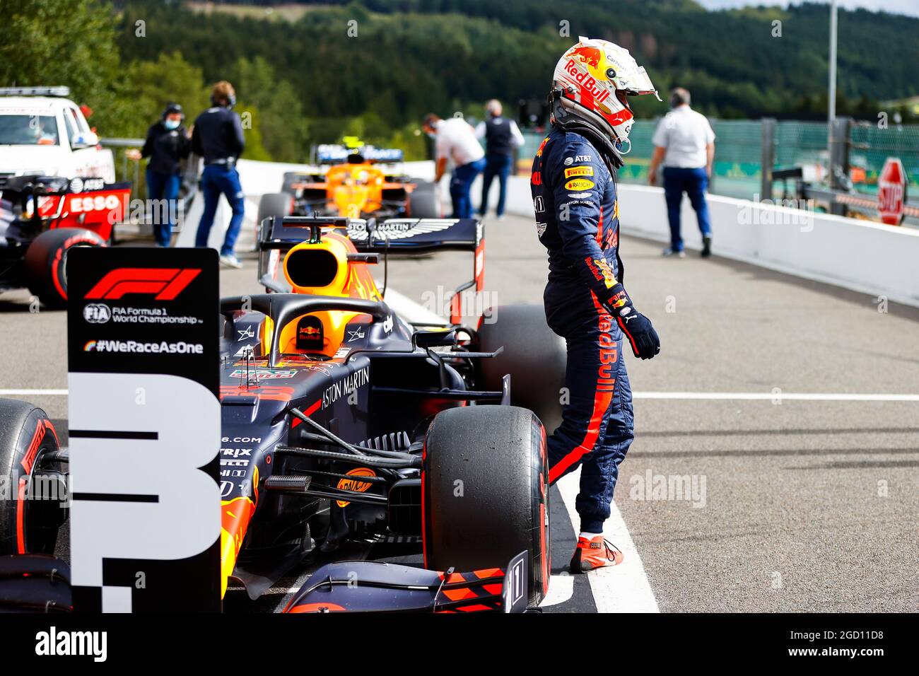 Red bull racing rb16 in qualifying parc ferme hi-res stock photography and  images - Alamy