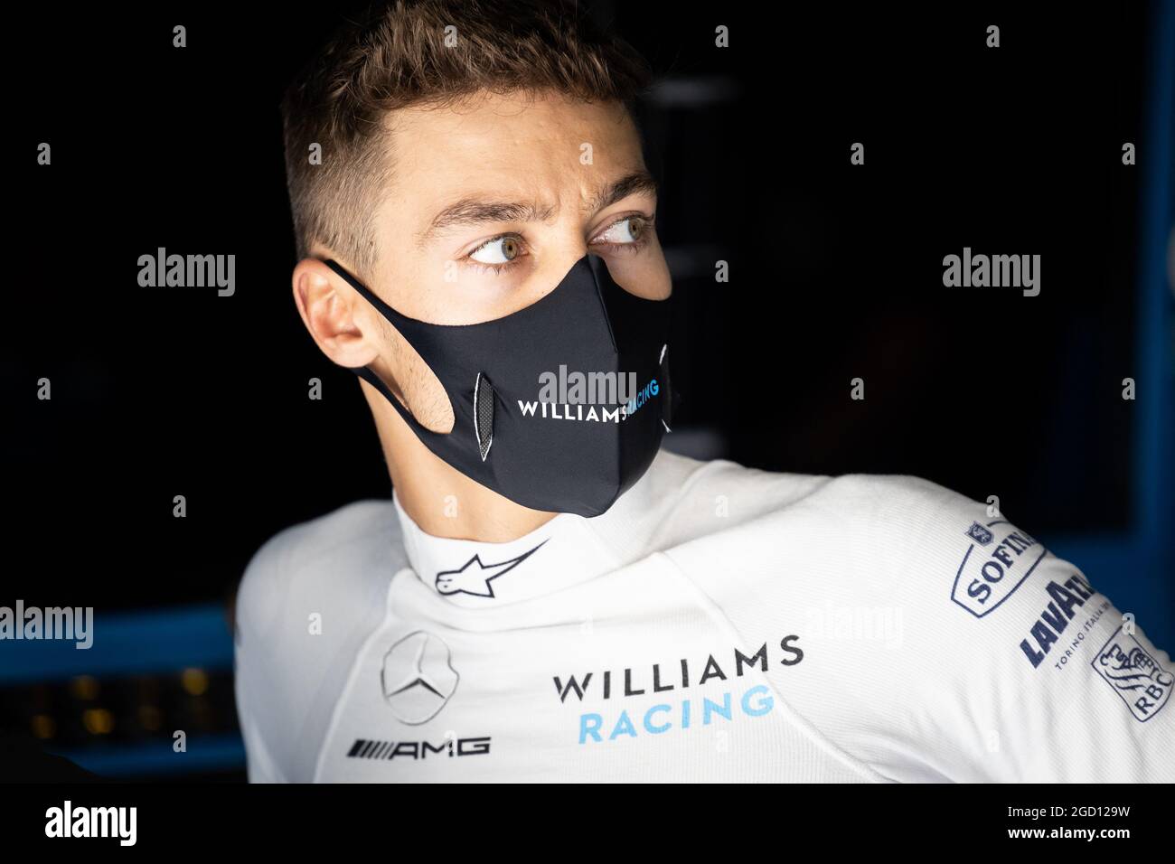 George Russell (GBR) Williams Racing. Italian Grand Prix, Friday 4th September 2020. Monza Italy. Stock Photo