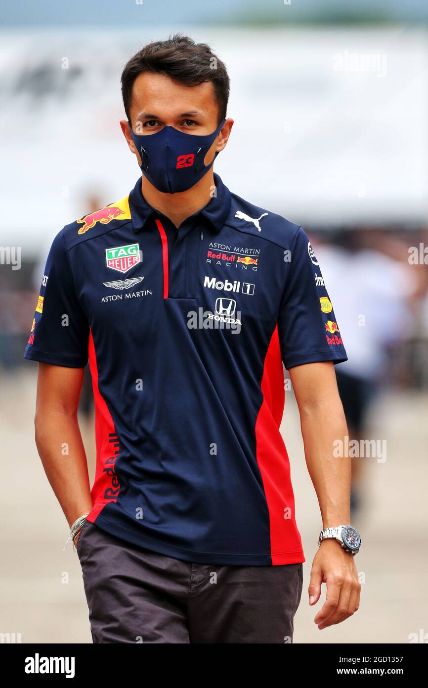 Alexander Albon (THA) Red Bull Racing. Tuscan Grand Prix, Thursday 10th September 2020. Mugello Italy. Stock Photo