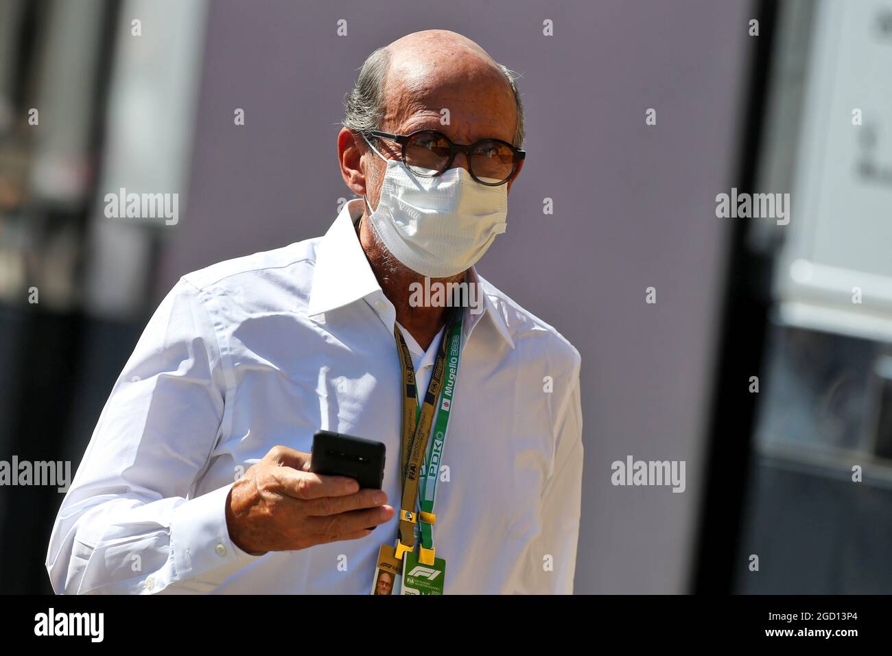 Richard Mille (FRA) Richard Mille Chairman and President of the FIA  Endurance Commission. Tuscan Grand Prix, Sunday 13th September 2020.  Mugello Italy Stock Photo - Alamy