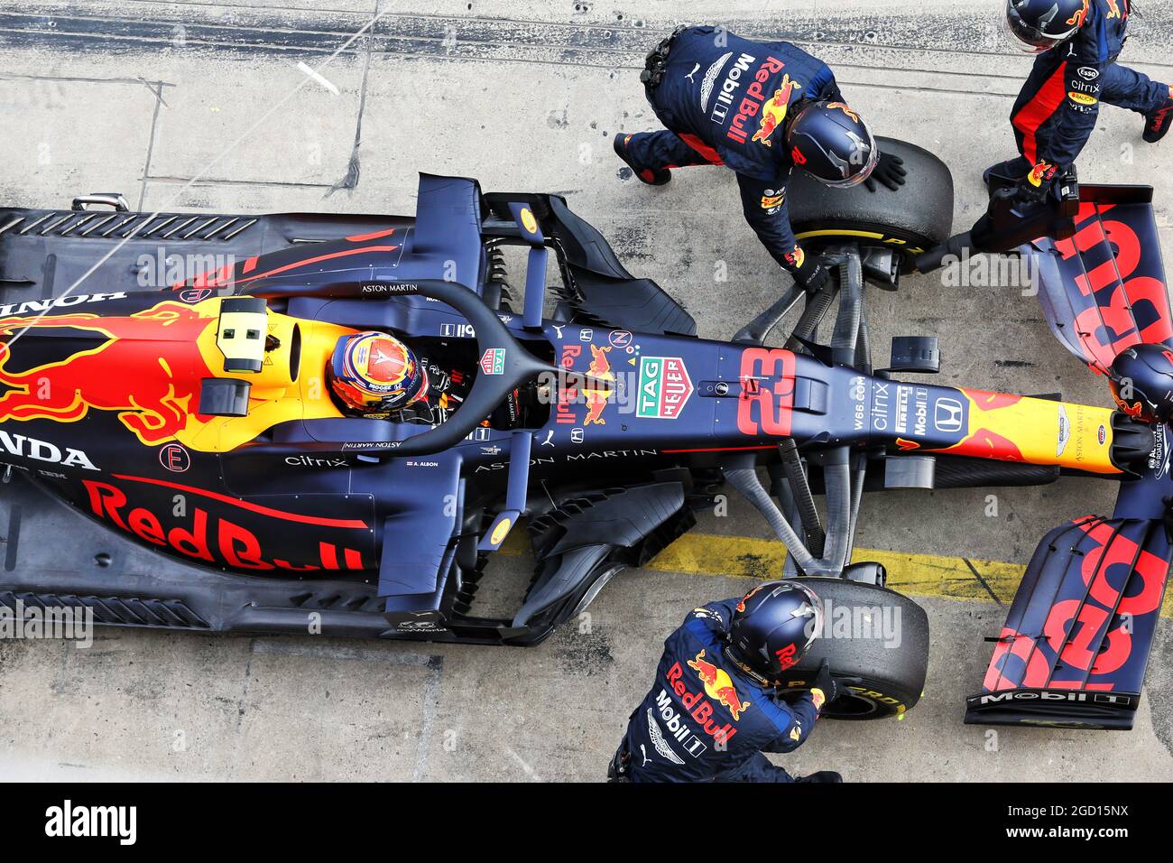 Red bull racing rb16 retired from race hi-res stock photography and ...