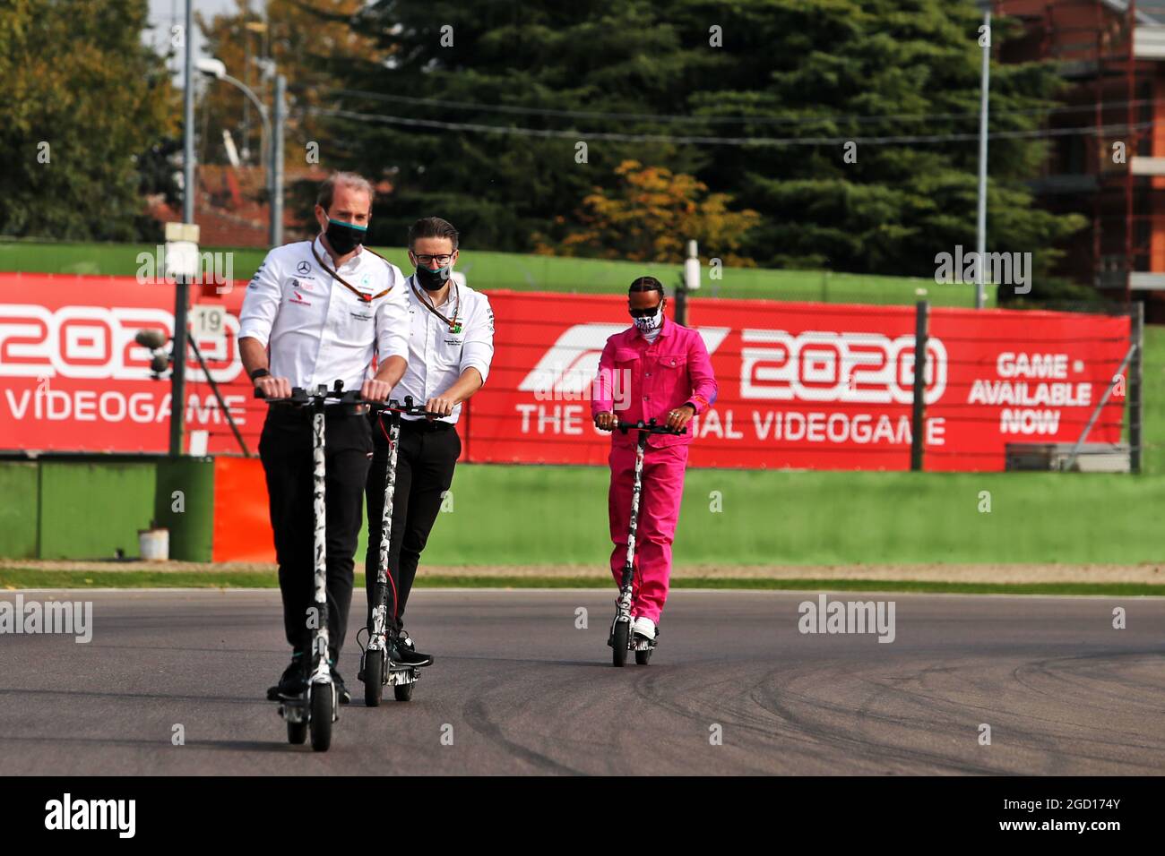 Mercedes amg f1 rides circuit team hires stock photography and images
