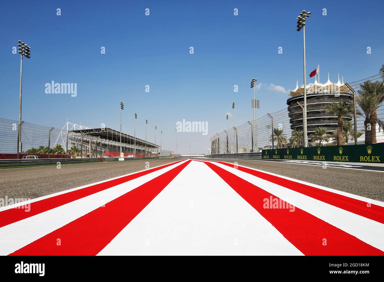 Circuit atmosphere. Bahrain Grand Prix, Thursday 26th November 2020. Sakhir, Bahrain. Stock Photo